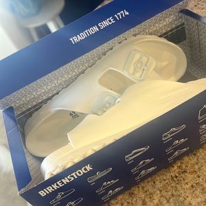 Birkenstock Arizona White Sandals